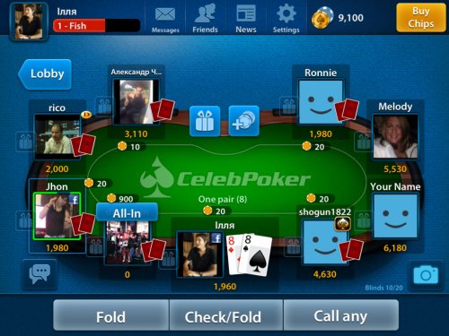 Celeb Poker – покерный вирус [Free]